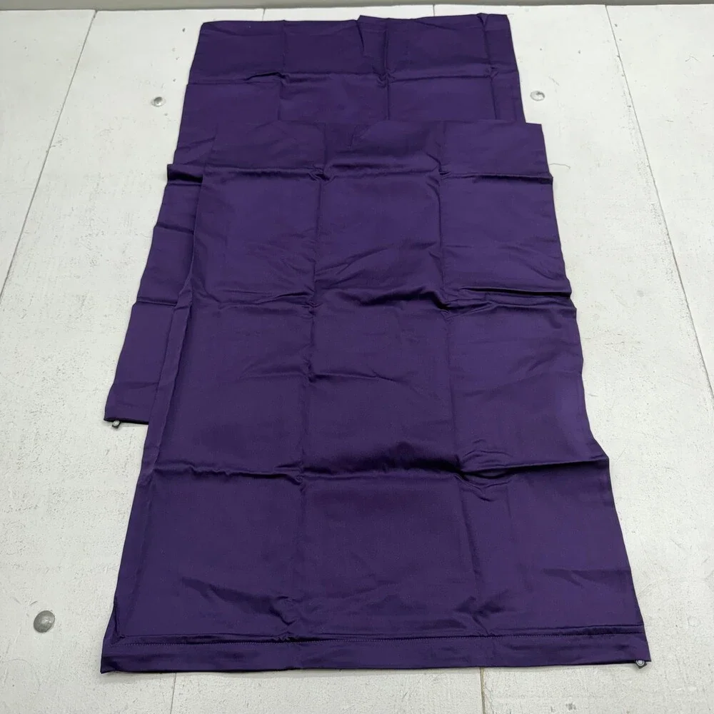 The Lad Collective Pillowcases Set Of 2 20x26 Bamboo Cotton Purple Zip Bag